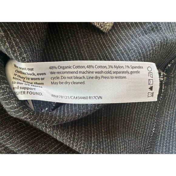 Eileen Fisher Woman's Chevron Knit Long Sleeve Jacket Coat Pockets - Picture 4 of 11